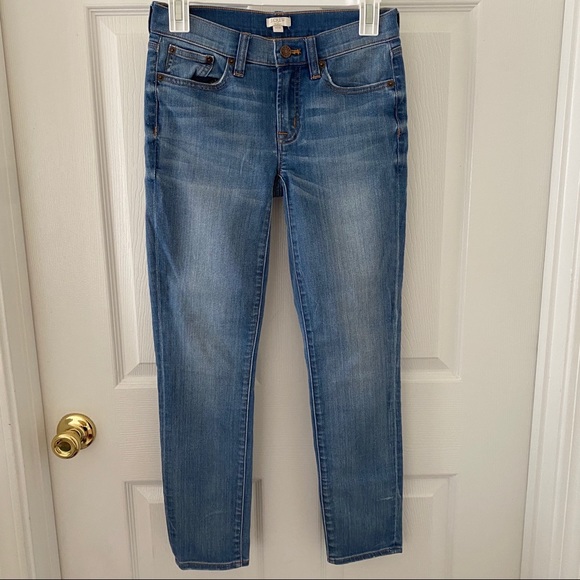 J. Crew Davidson Wash Skinny Jeans Size 24/28 - Picture 1 of 5